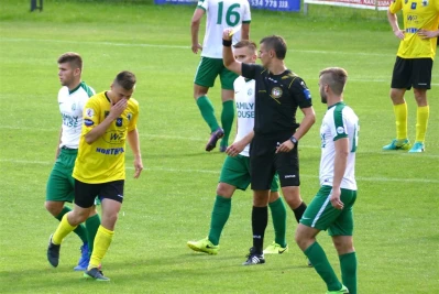 Gryf Wejherowo - Warta Poznań  0 : 1 na Wzgórzu Wolności. Fot. Leszek Spigarski.