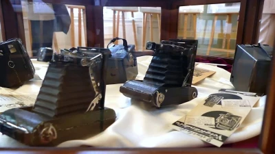 Wernisaż wystawy starych fotografii w wejherowskim muzeum - fot. Leszek Spigarski