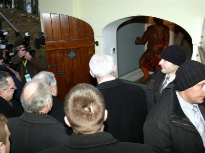 Prezydent Lech Kaczyński w Wejherowie - 2009 rok