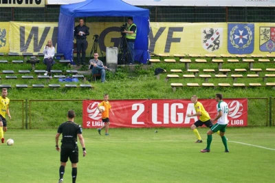 Gryf Wejherowo - Warta Poznań  0 : 1 na Wzgórzu Wolności. Fot. Leszek Spigarski.