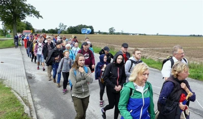 Pielgrzymka wejherowskich parafii do Swarzewa, fot. Leszek Spigarski