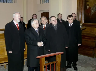 Prezydent Lech Kaczyński w Wejherowie - 2009 rok