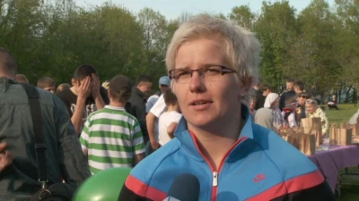 Anita Włodarczyk na majówce