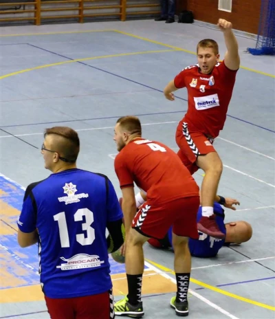 KS Tytani Wejherowo - Sambor Tczew  25 : 28, 7.10.2017, fot. Leszek Spigarski