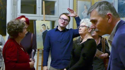 Wernisaż Milany i Denisa Khyzhavskich - malarzy z Ukrainy