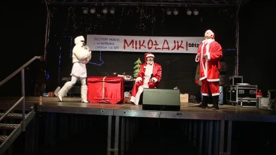 Mikołajki na rynku w Wejherowie