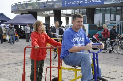 Rowerowo przy Gdyńskim Akwarium