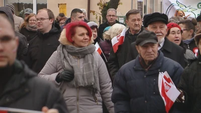 Rumia: uroczysty przemarsz z okazji Święta Niepodległości