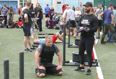 Wejher Cross Games 2017, półfinał – sanie i kamizelka, fot. Leszek Spigarski
