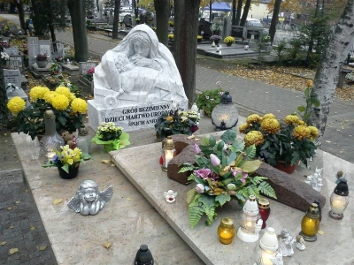Poświęcenie Bezimiennego Grobu Dzieci Martwo Urodzonych (fot.Leszek Spigarski)