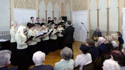 Benefis Edmunda Szymikowskiego w Muzeum PiMK-P – 65 lat z haftem kaszubskim. Fot – Leszek Spigarski
