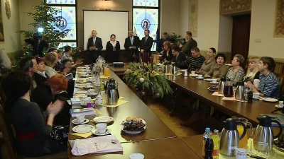 Rozdanie nagród w Urzędzie Miasta