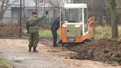 Wojenne pociski przy podstawówce we Władysławowie