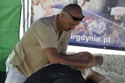 Gdynia: Masażyści mieli pełne ręce roboty