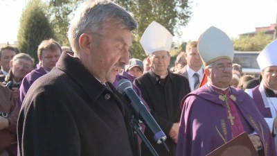 Uroczystości pogrzebowe prof. Gerard Labuda z udziałem Donalda Tuska