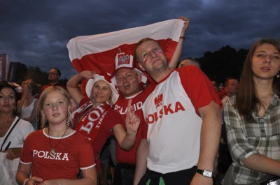 Tłumy w gdańskiej Strefie Kibica