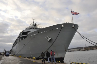 HMS Bulwark w Gdyni