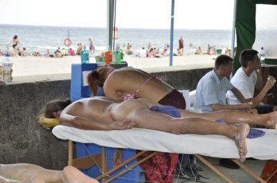 Gdynia: Masażyści mieli pełne ręce roboty