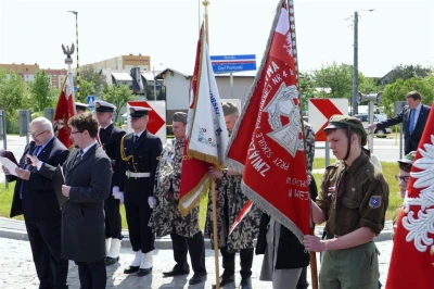 Rondo Tajnej Organizacji Wojskowej Gryf Pomorski – uroczyste otwarcie – fot. Leszek Spigarski