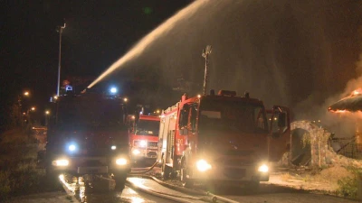 W Redzie 56 strażaków walczyło z pożarem!