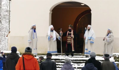 Inscenizacja Drogi Pojmania na Kalwarii Wejherowskiej