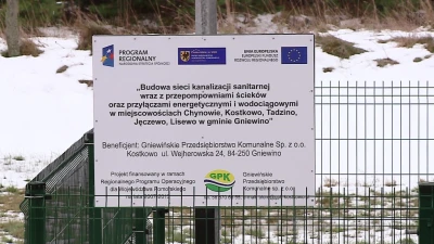Nowa sieć kanalizacji sanitarnej w gminie Gniewino