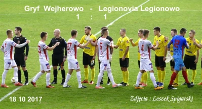 Gryf Wejherowo – Legionovia Legionowo. 18.10.2017 – Fot. Leszek Spigarski