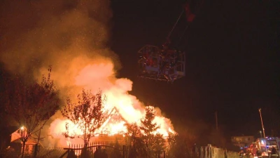 W Redzie 56 strażaków walczyło z pożarem!