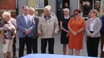 Średniowieczny Puck na makiecie
