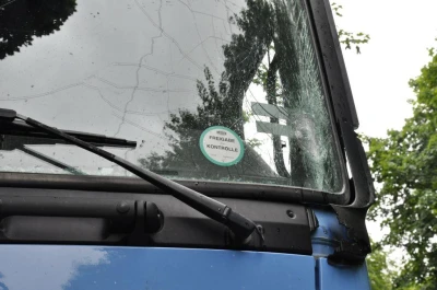 Wejherowo: Zderzenie samochodów ciężarowych