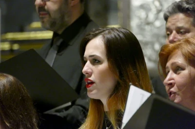 Koncert muzyki pasyjnej w Kolegiacie (31.03.2017) – fot. Leszek Spigarski