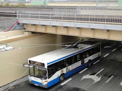 Pierwszy trolejbus na nowej trasie - Sylwia Szumielewicz-Tobiasz