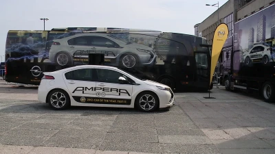 Elektryczny Opel przyjechał do Gdyni
