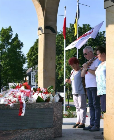 Obchody 73 rocznicy Powstania Warszawskiego w Wejherowie – fot. Leszek Spigarski