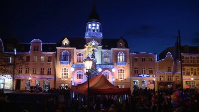 Mikołajki na rynku w Wejherowie