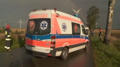 Powiat Pucki: Czołówka między Łebczem a Gnieżdżewem