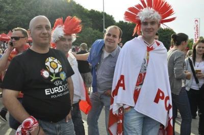 Mecz Hiszpania-Włochy. Tłumy w Fan Zone