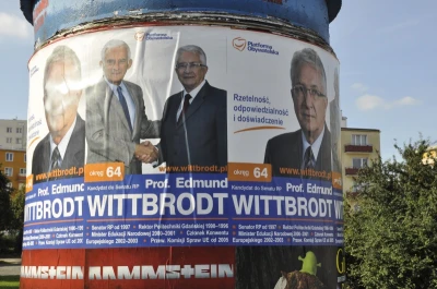 Plakaty wyborcze zasypały trójmiasto