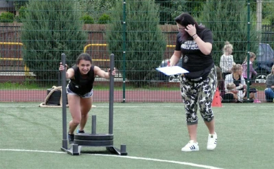Wejher Cross Games 2017, półfinał – sanie i kamizelka, fot. Leszek Spigarski