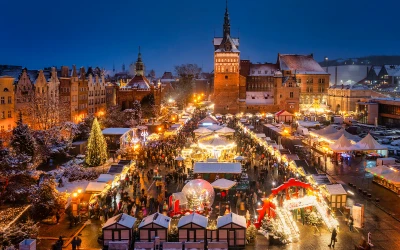 Magia świąt w nadmorskiej scenerii. Jarmarki bożonarodzeniowe 2026 nad Bałtykiem