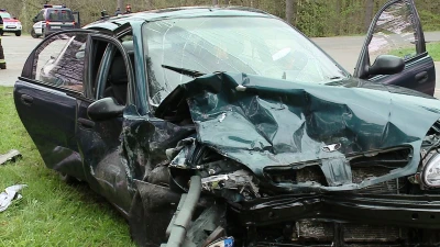 Wypadek na skrzyżowaniu - Wielka Piaśnica