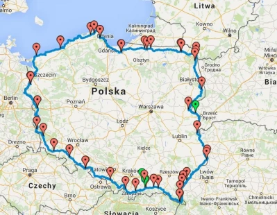 Rowerem dookoła Polski