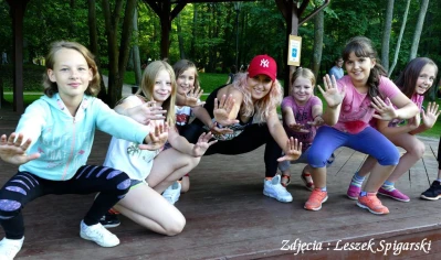 Zumba w parku. Fot. Leszek Spigarski.