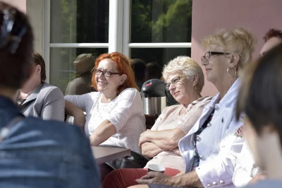 Po pierwszej tegorocznej Literackiej Środzie. Fot. Pracownia Pozytyw, Edyta Pustuła.