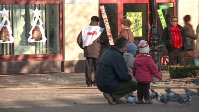 Protest pracowników Graala