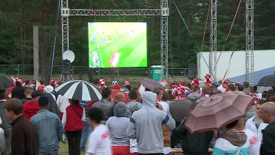 Strefa kibica w Luzinie. Mecz Polska-Czechy