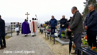 Wszystkich Świętych - uroczystości na wejherowskim cmentarzu