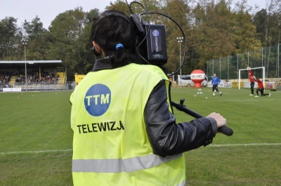 Ekipa TTM podczas realizacji meczu Gryf vs Górnik