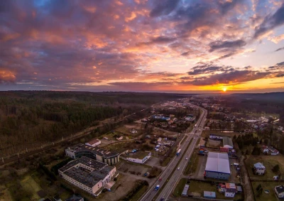 Zachód słońca nad krajową szóstką