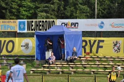 Gryf Wejherowo - Błękitni Stargard 31.07.2016 fot. Leszek Spigarski